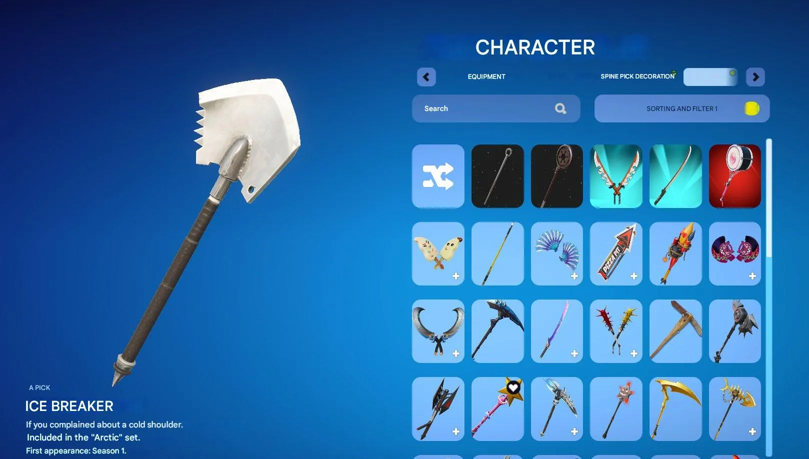 F1137 47 Outfits | PVE Access | Customs | Neconomy | Pickaxes 71 | Gliders 56 | Wraps 57 | Exclusive Styles 